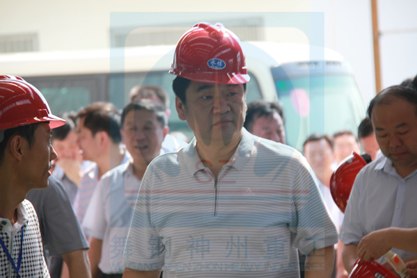 平顶山市委书记陈建生来神州重工视察工作