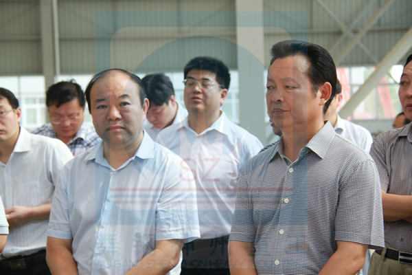 舞钢市委书记高永华来神州重工视察工作